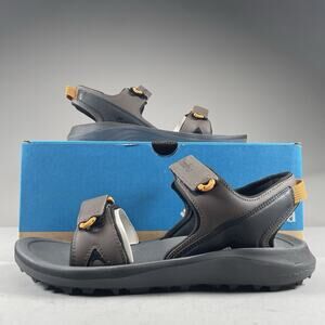 Columbia Trailstorm Men’s 9 Cordavan Black Slip On Strap Hook And Loop Sandals